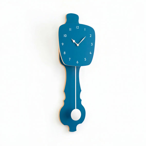 Wandklok Petrol Blauw