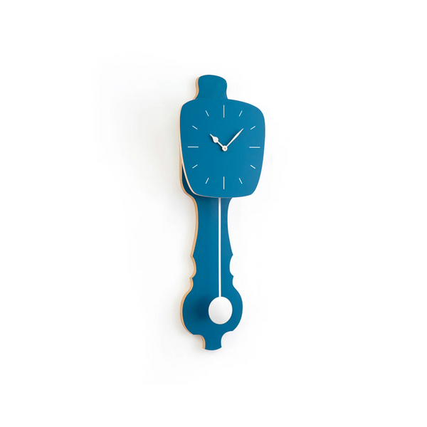 Wandklok Petrol Blauw