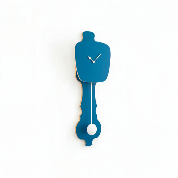 Wandklok Petrol Blauw