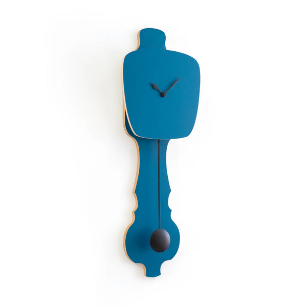 Wandklok Petrol Blauw