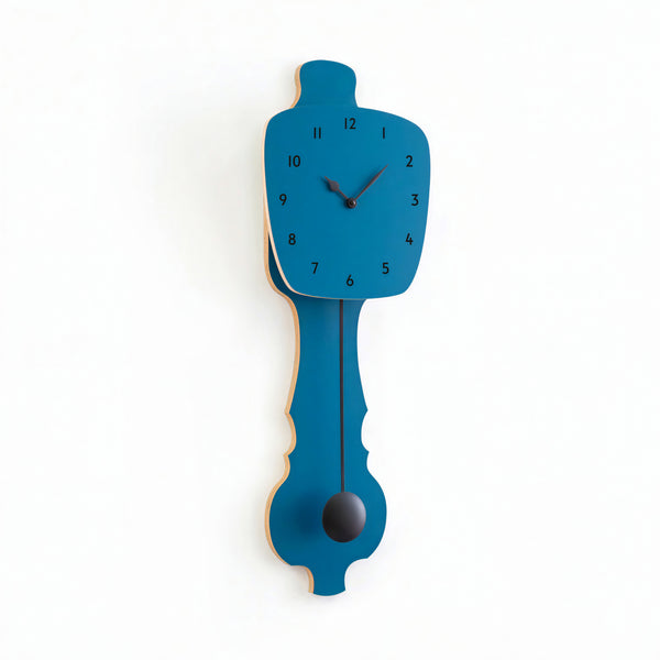 Wandklok Petrol Blauw