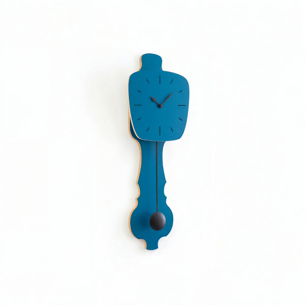 Wandklok Petrol Blauw
