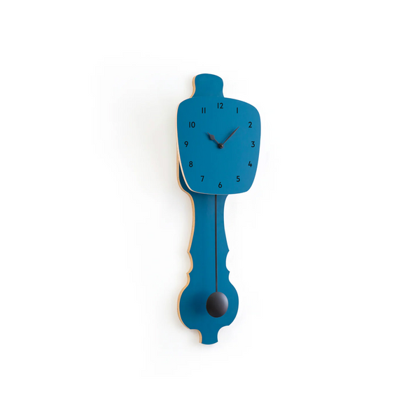 Wandklok Petrol Blauw