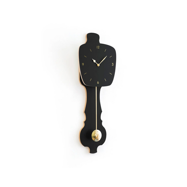 Wall clock Satin Black (SE)