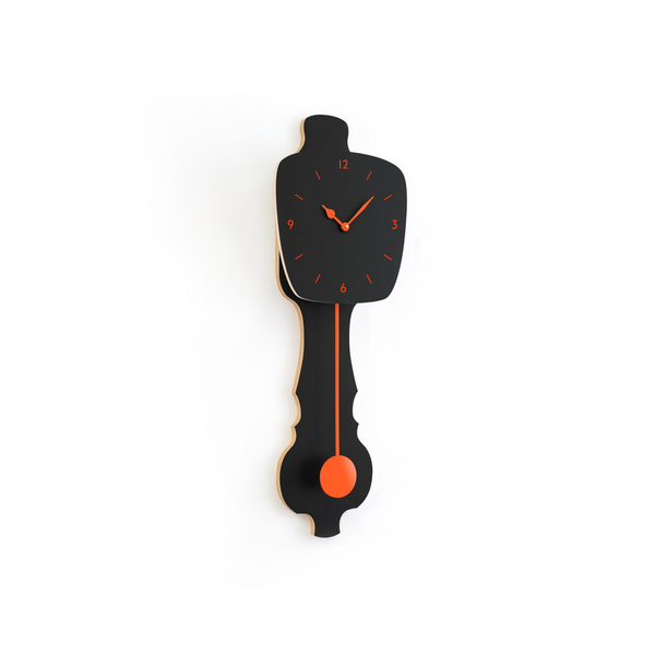 Wall clock Satin Black (SE)