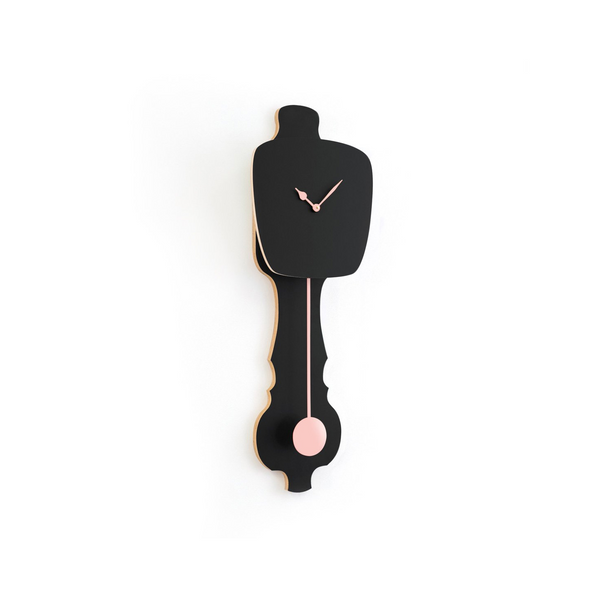Wall clock Satin Black (SE)