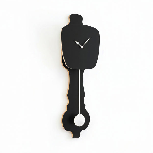 Horloge murale Noir satiné (SE)