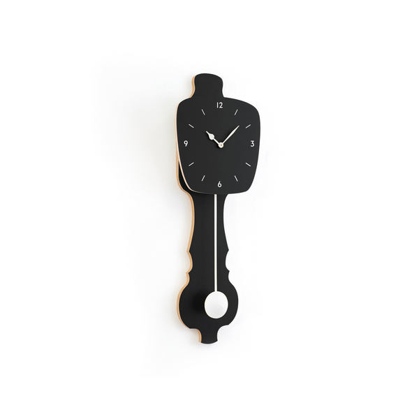 Wall clock Satin Black (SE)